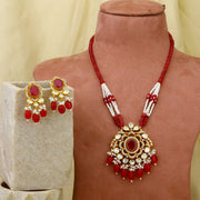 Moissanite long necklace