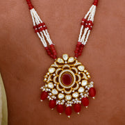 Moissanite long necklace