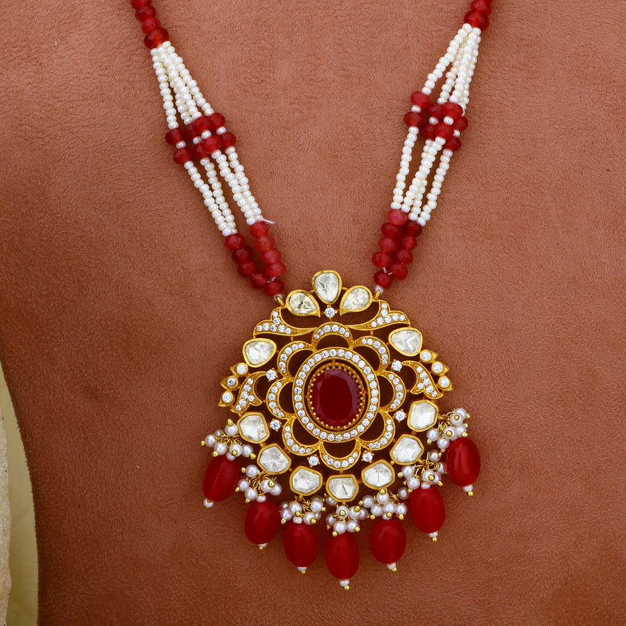 Moissanite long necklace