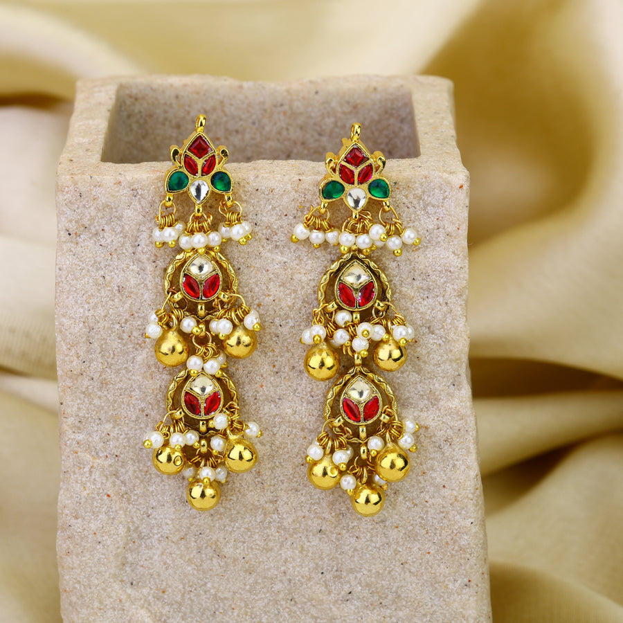 Jadau Kundan Earring