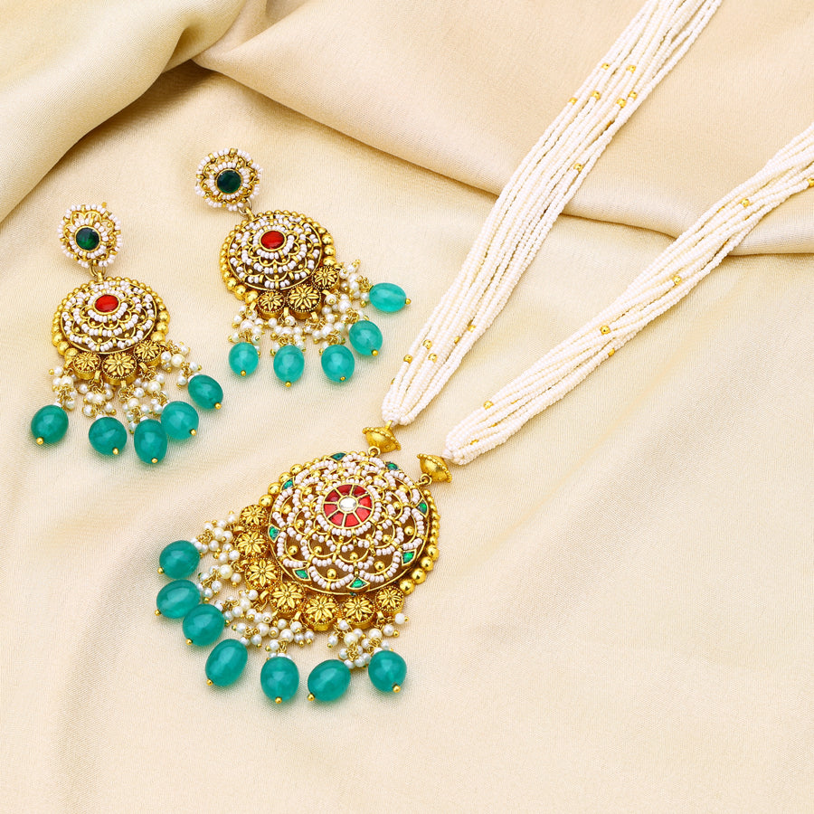 Jadau Kundan Long Necklace
