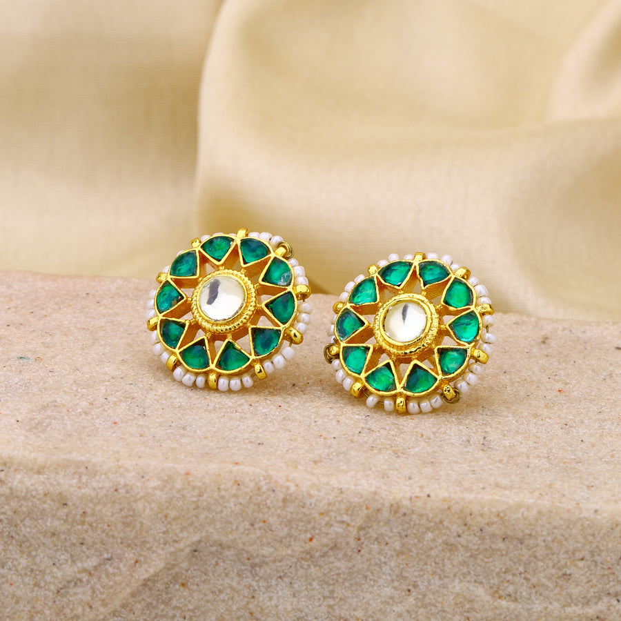 Jadau Kundan Studs