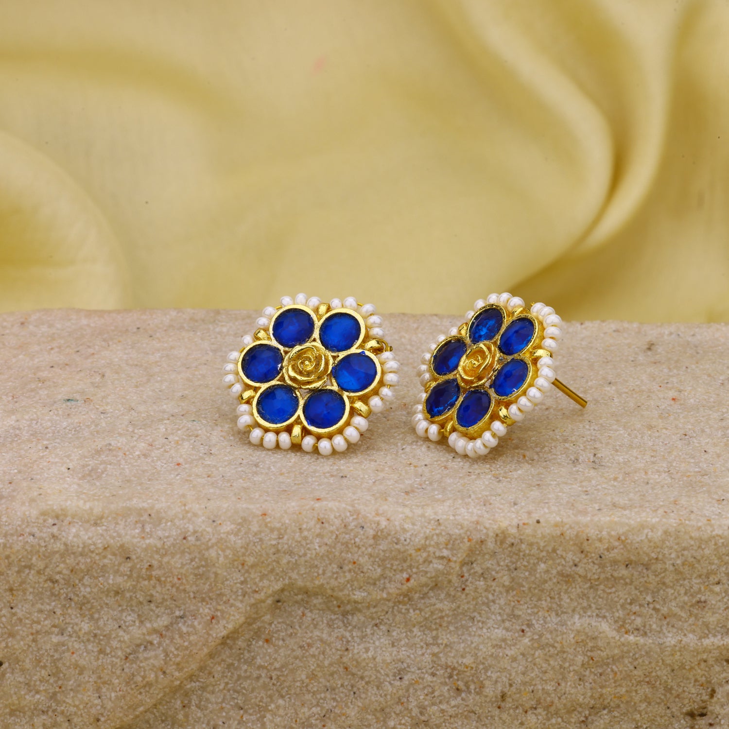 Jadau Kundan Studs