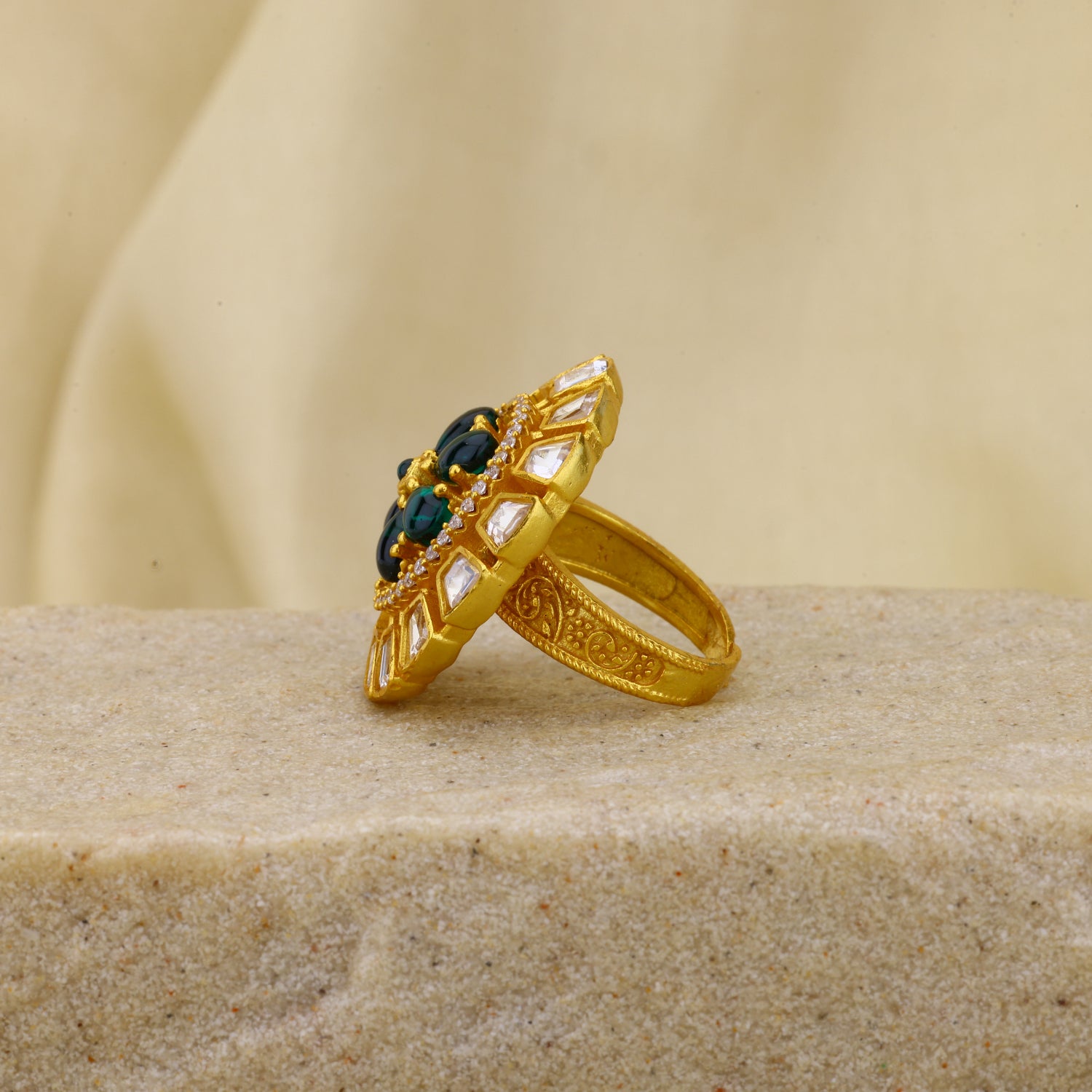 Moissanite ring