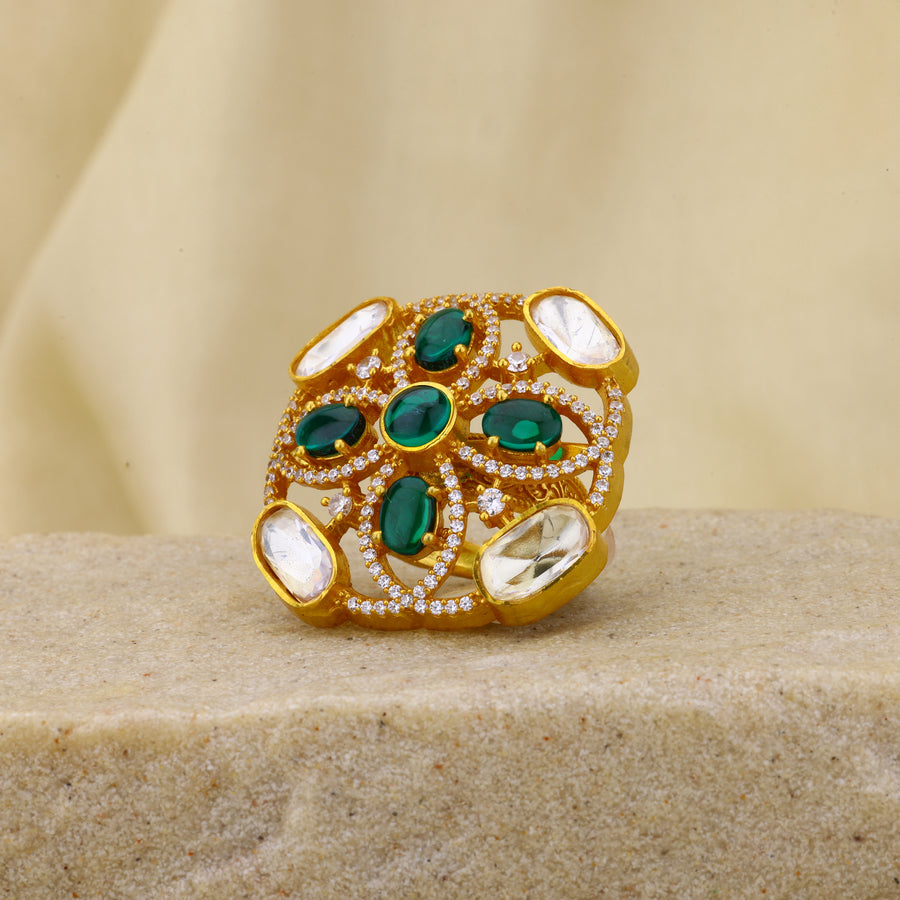 Moissanite ring