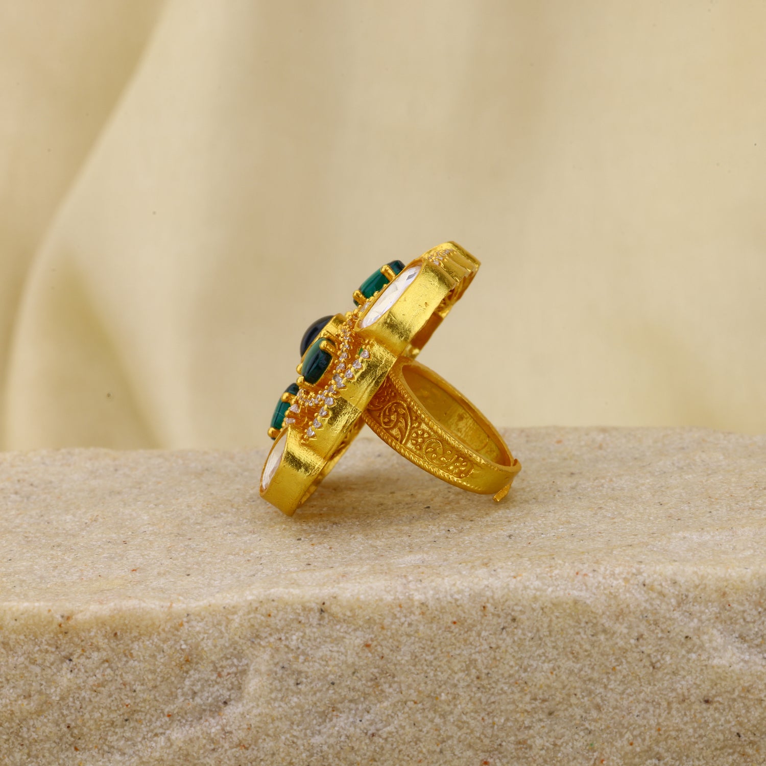 Moissanite ring