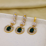92.5 silver pendant earrings