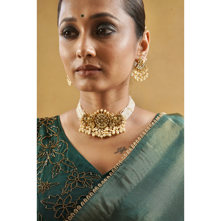 Jadau Kundan Kanika Necklace