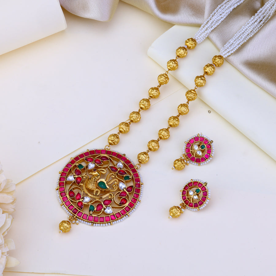 Jadau Kundan Long Necklace