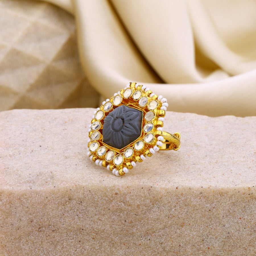 Jadau Kundan Ring