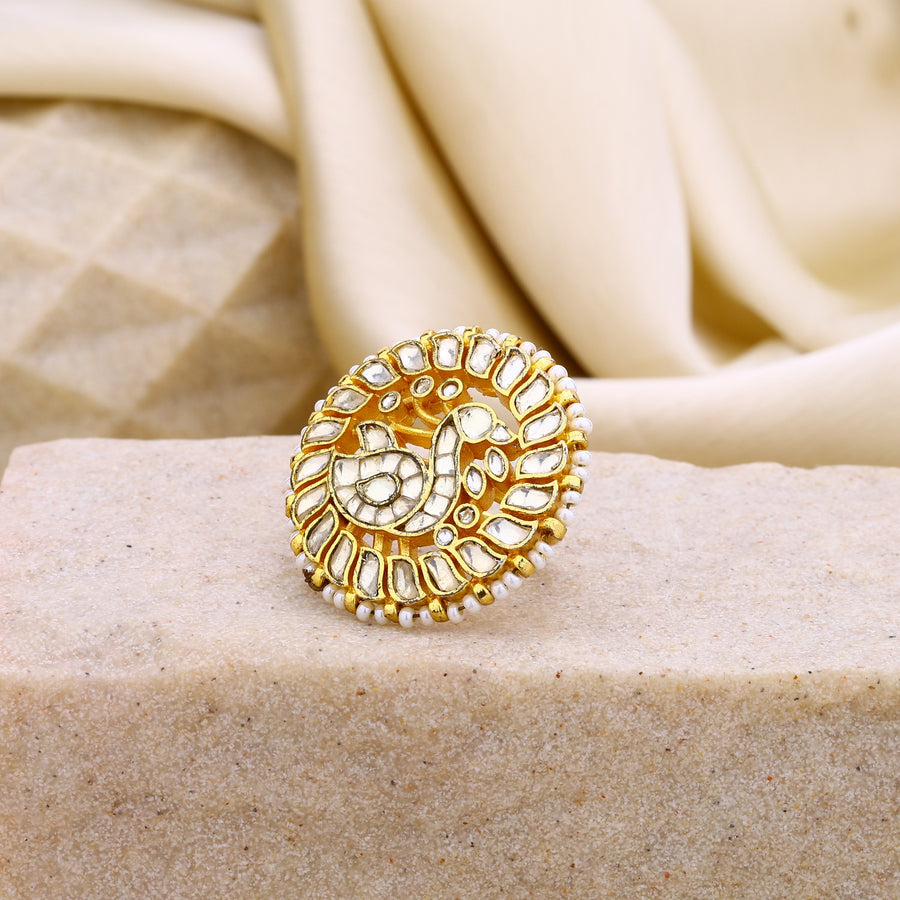 Jadau Kundan Ring