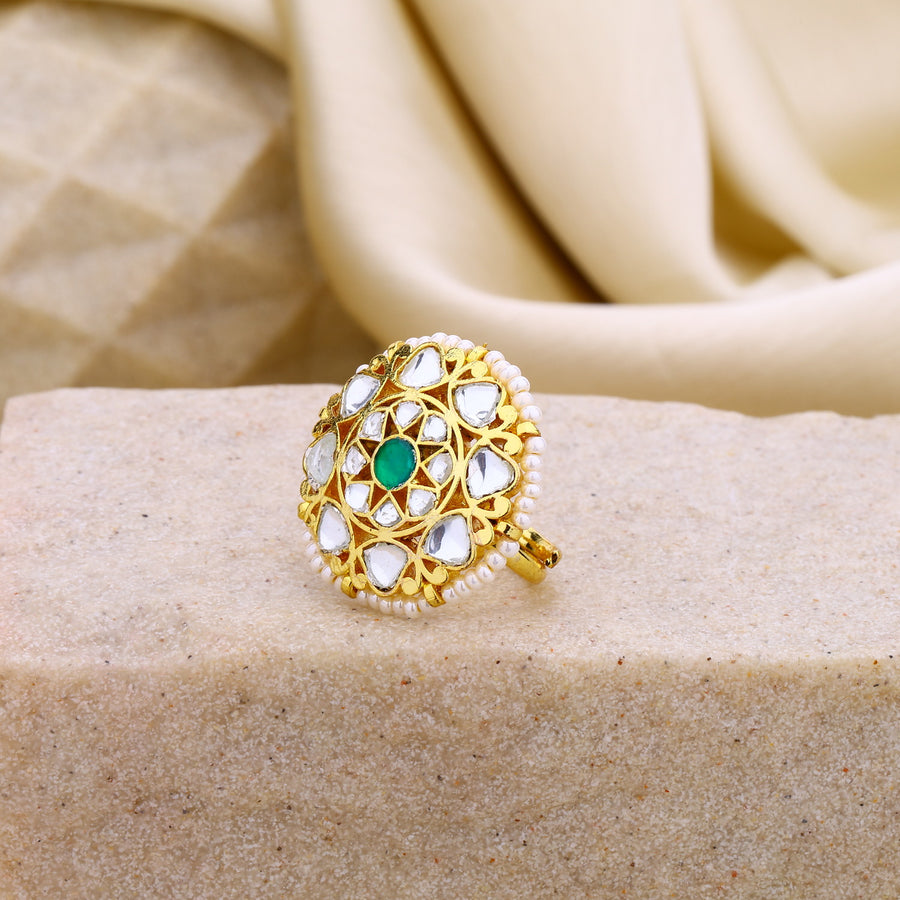 Jadau Kundan Ring