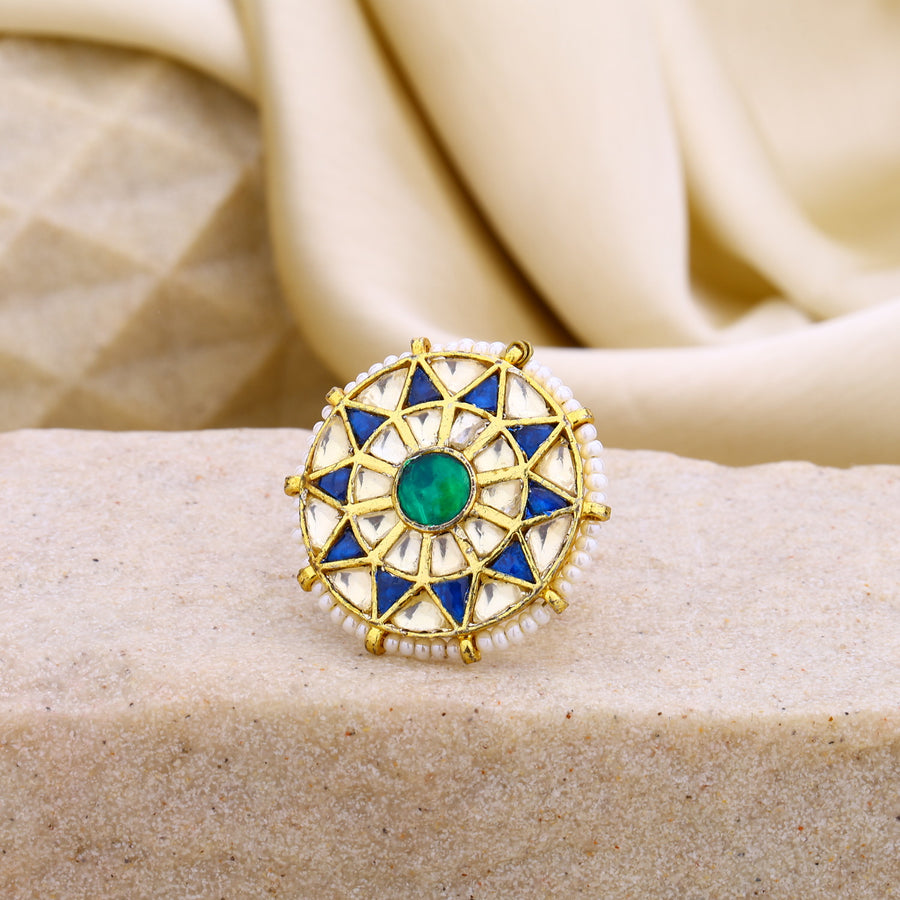 Jadau Kundan Ring