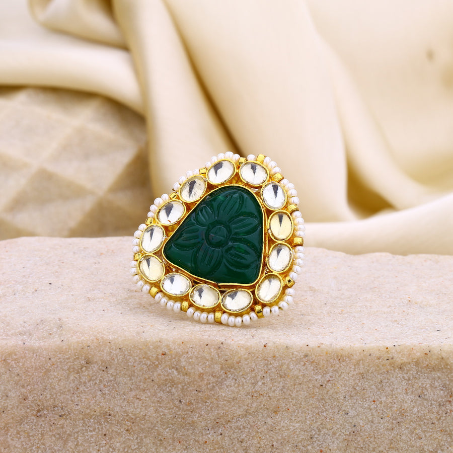 Jadau Kundan Ring