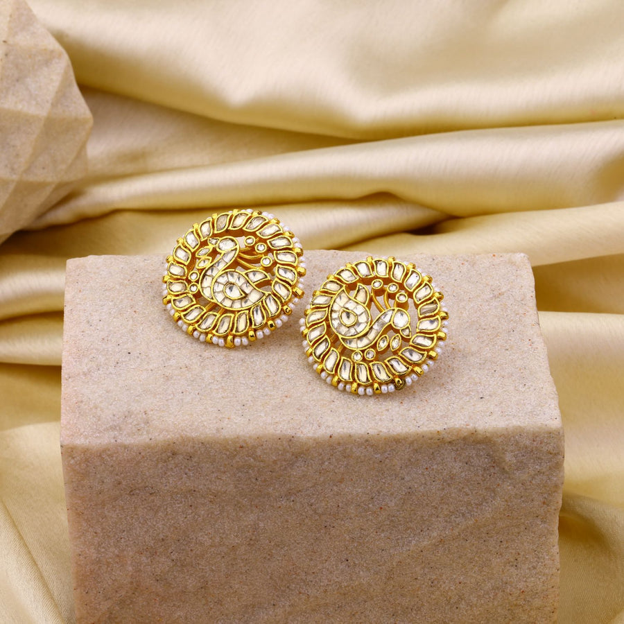 Jadau Kundan Studs
