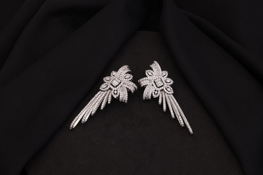 Indowestern Diamond Hirak Earrings