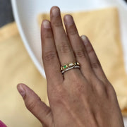 Multicolour Jadau Stack Ring