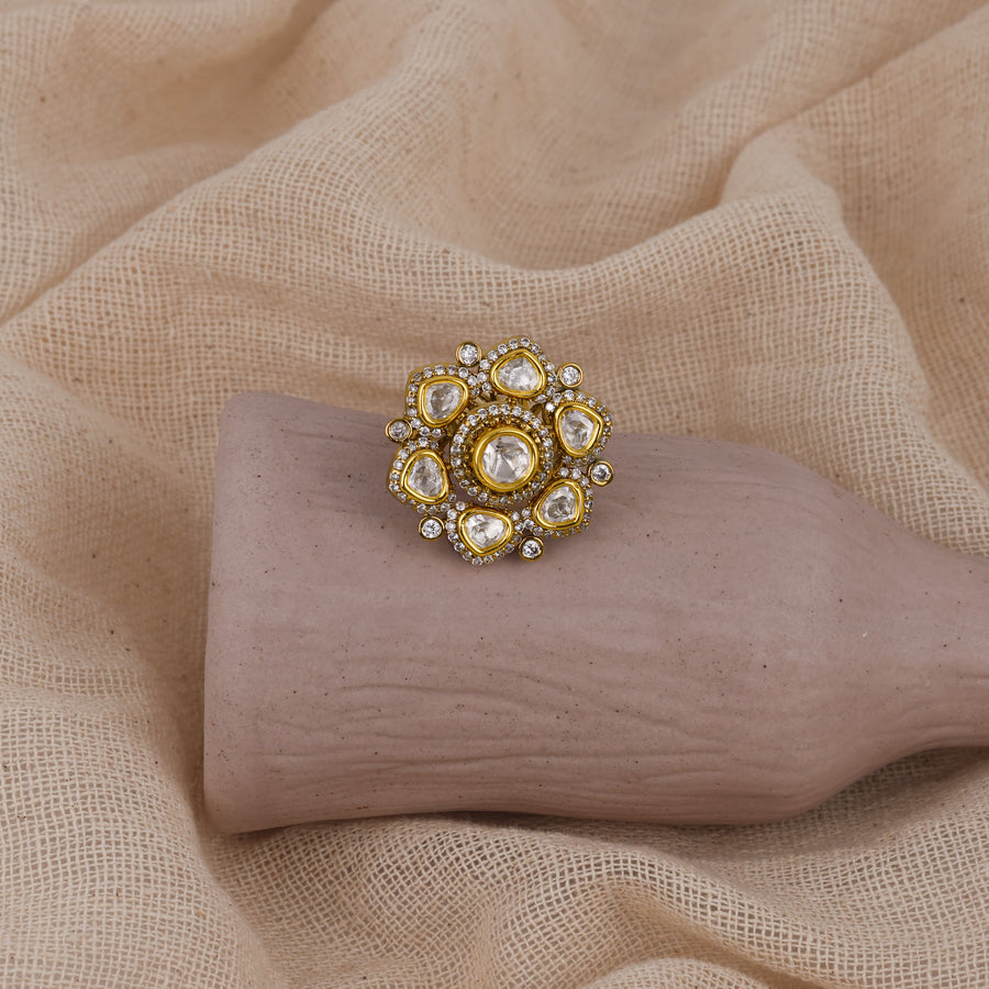 Moissanite ring