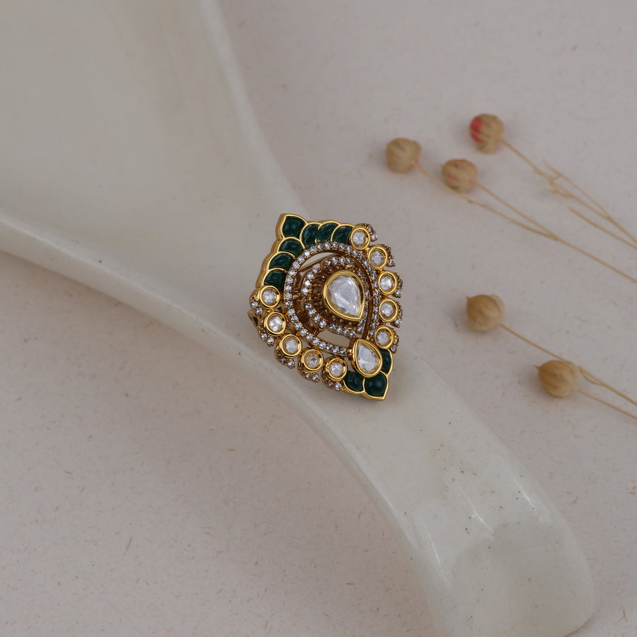 Moissanite ring
