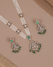 Moissanite long necklace