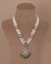 Moissanite long necklace