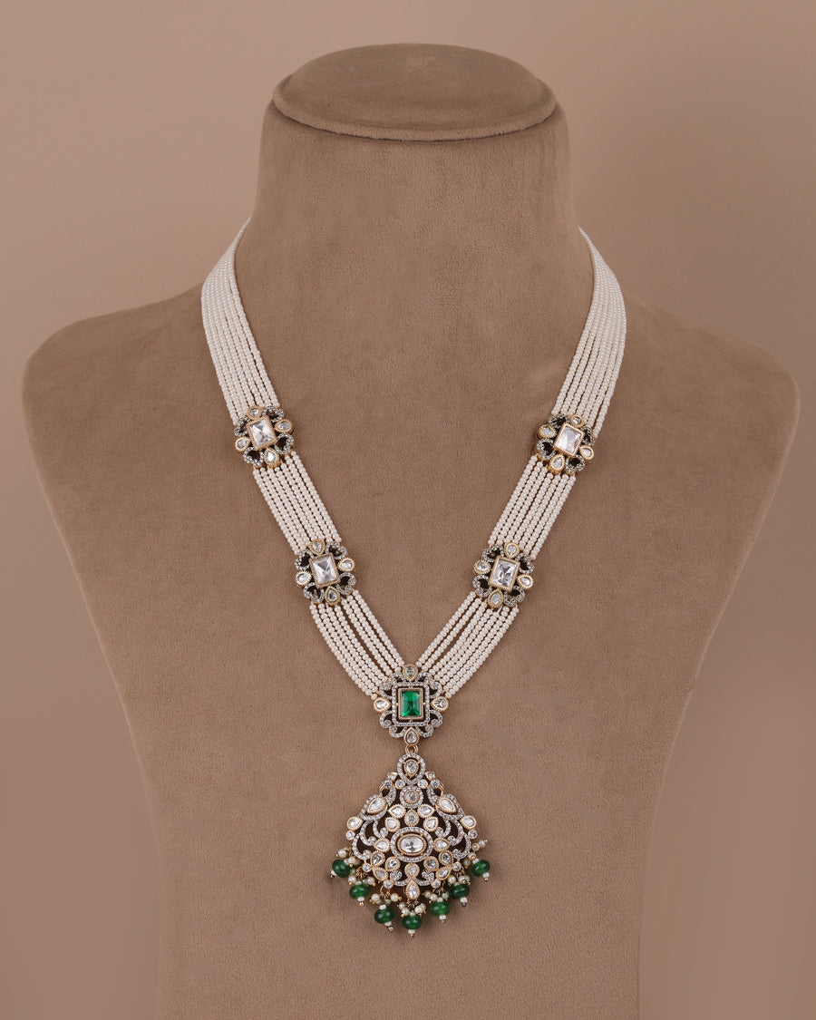 Moissanite long necklace