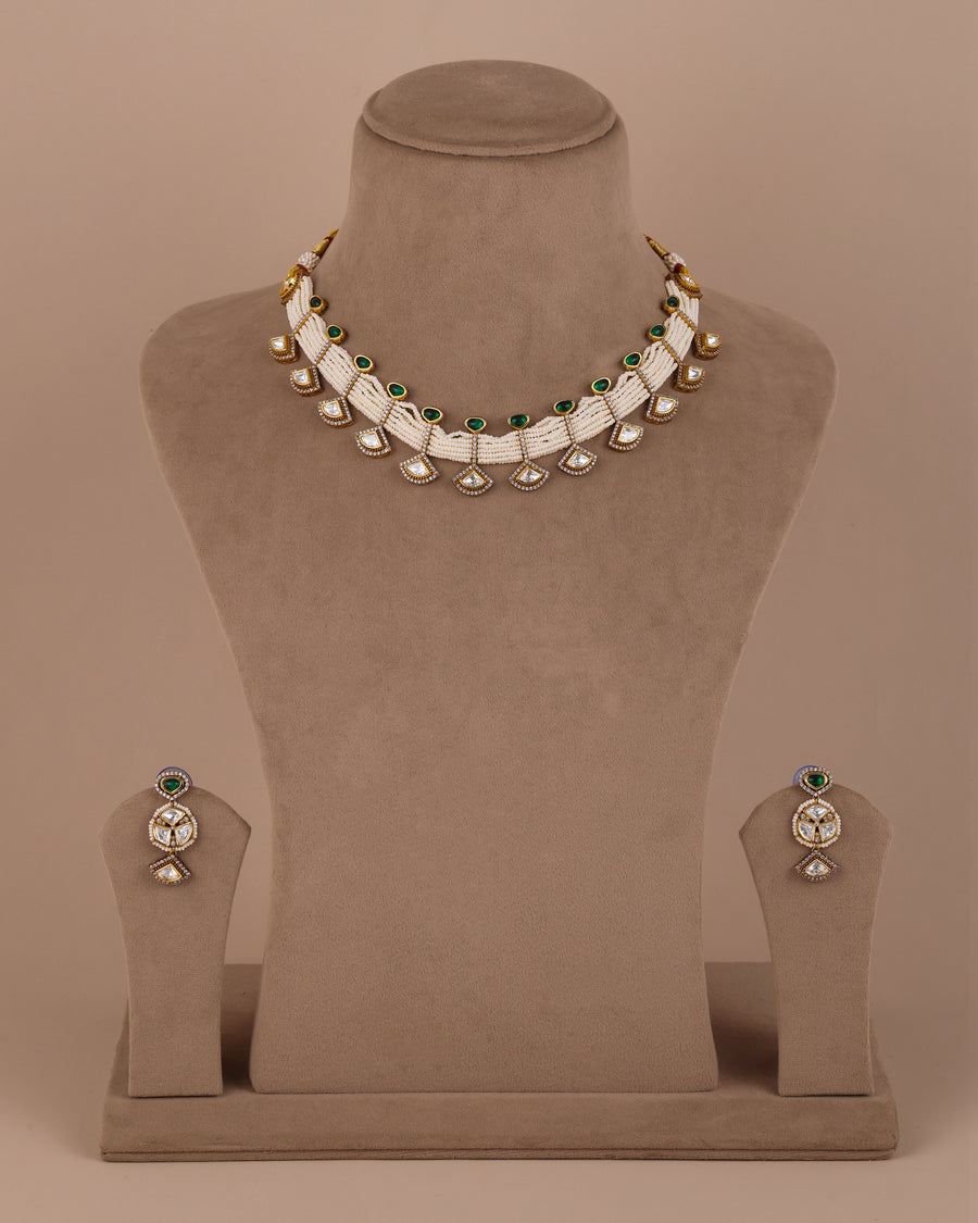 Moissanite necklace choker