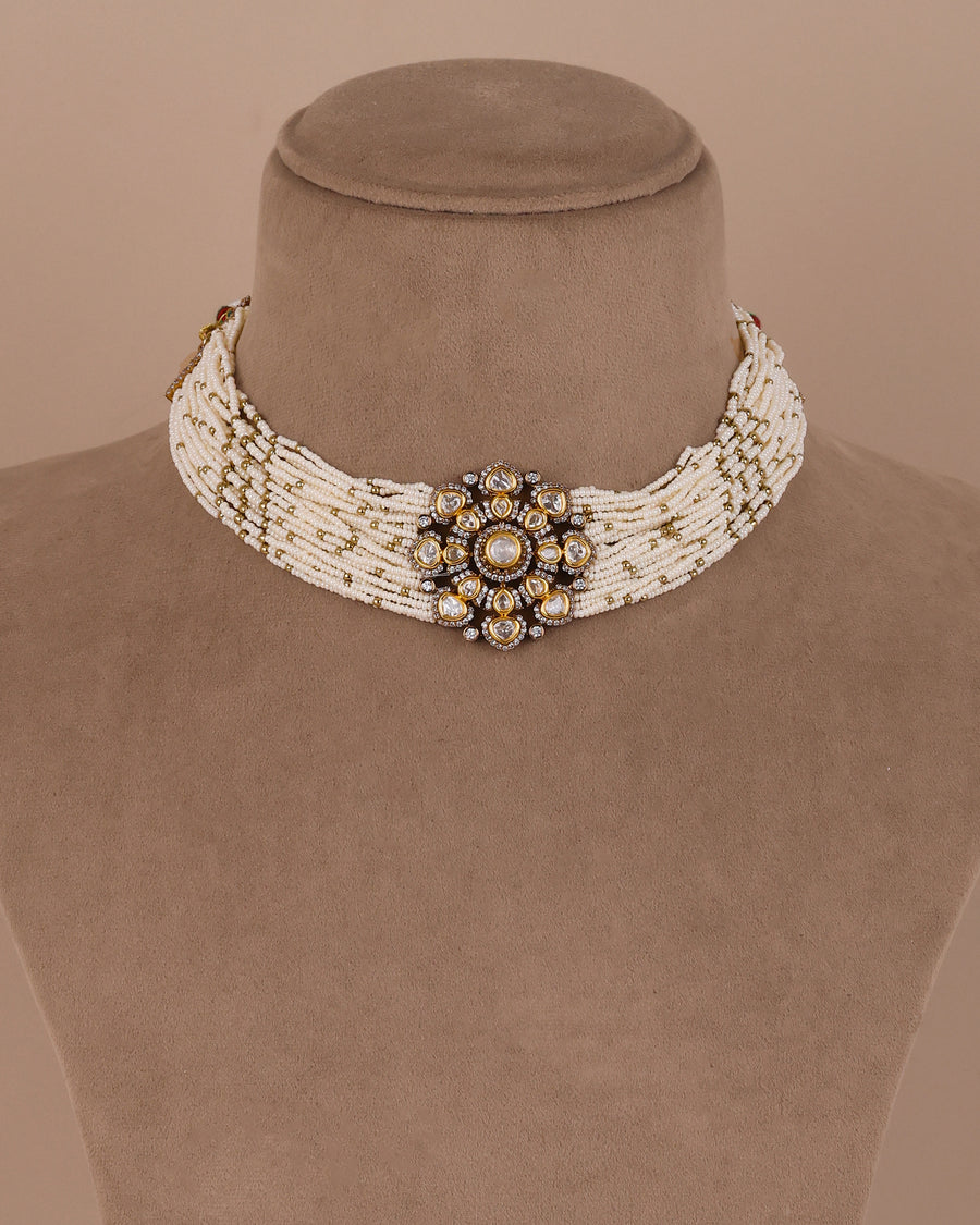 Moissanite choker