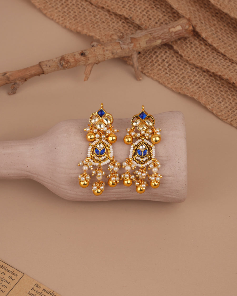 Jadau earrings