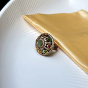 Jadau Moissanite Adjustable Ring