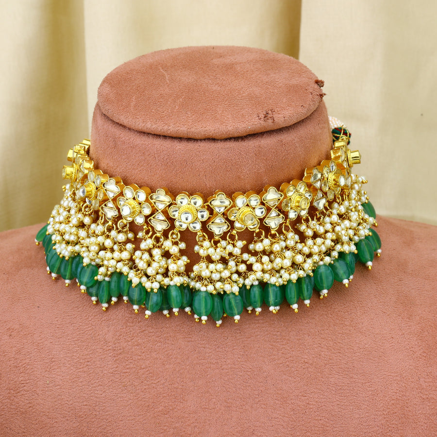 Jadau Kundan chocker necklace