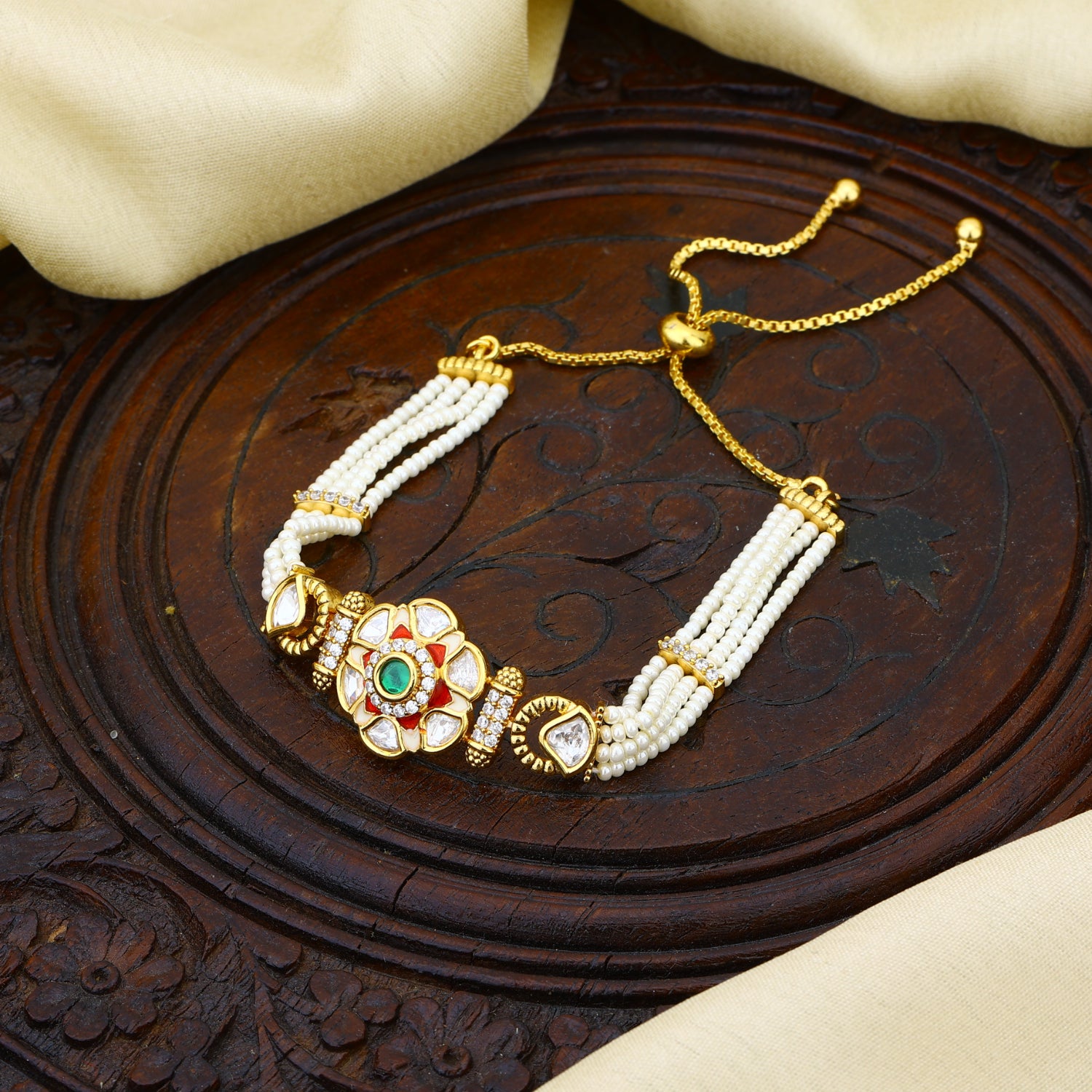 Jadau Kundan bracelet