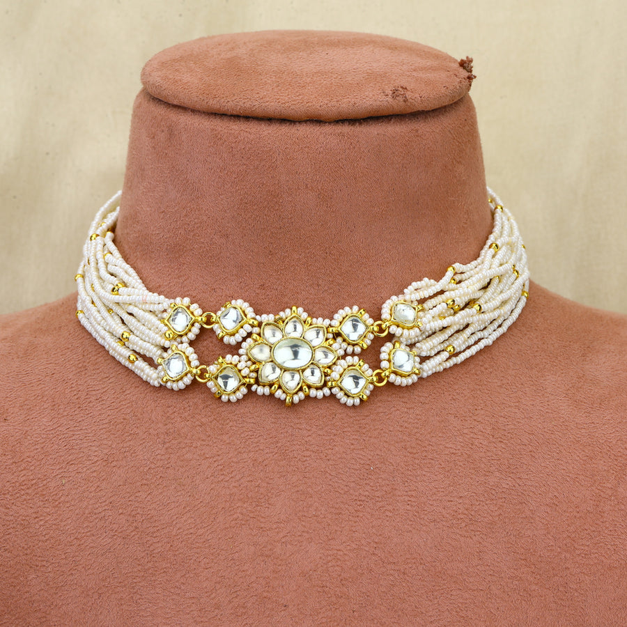 Jadau Kundan chocker necklace