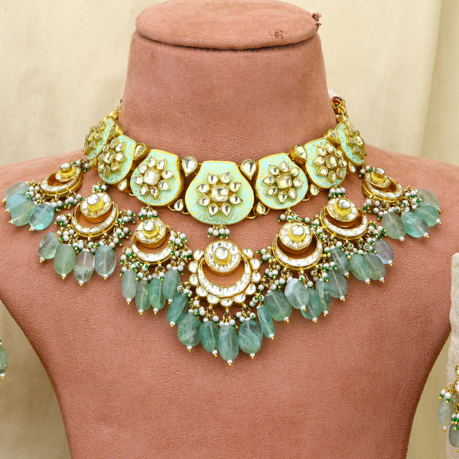 Jadau Kundan chocker necklace