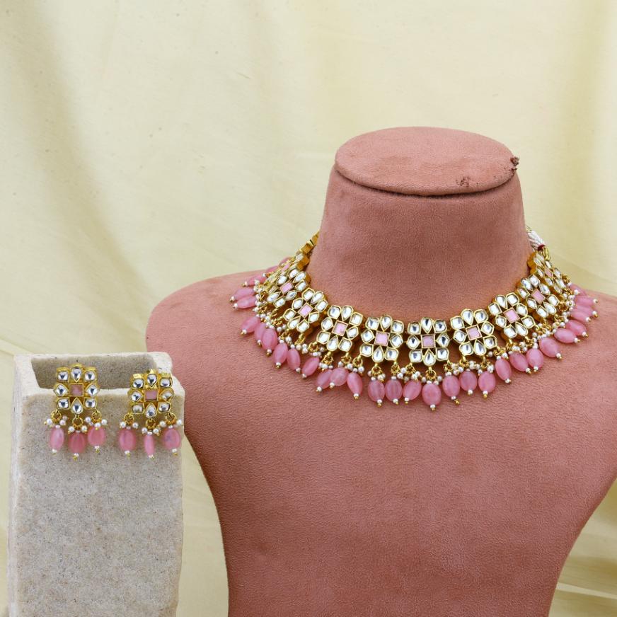 Jadau Kundan Chocker Necklace