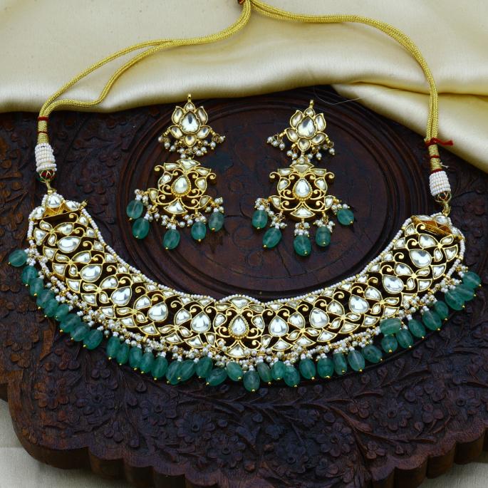 Jadau kundan Chocker Necklace