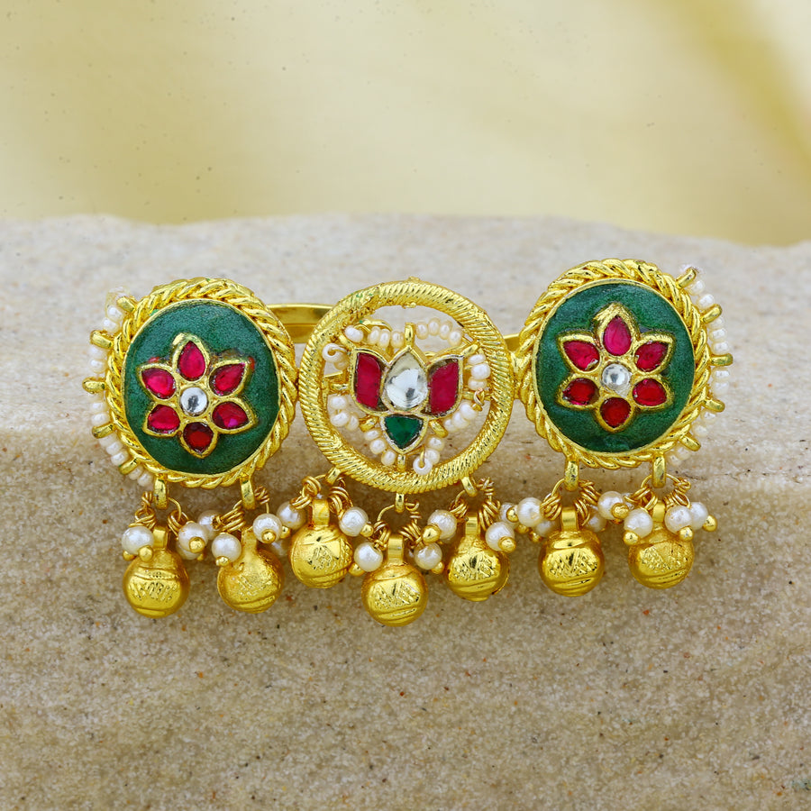 Jadau Kundan ring