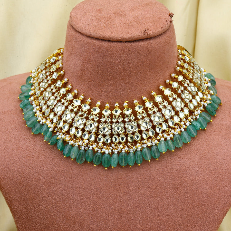 Jadau Kundan chocker necklace