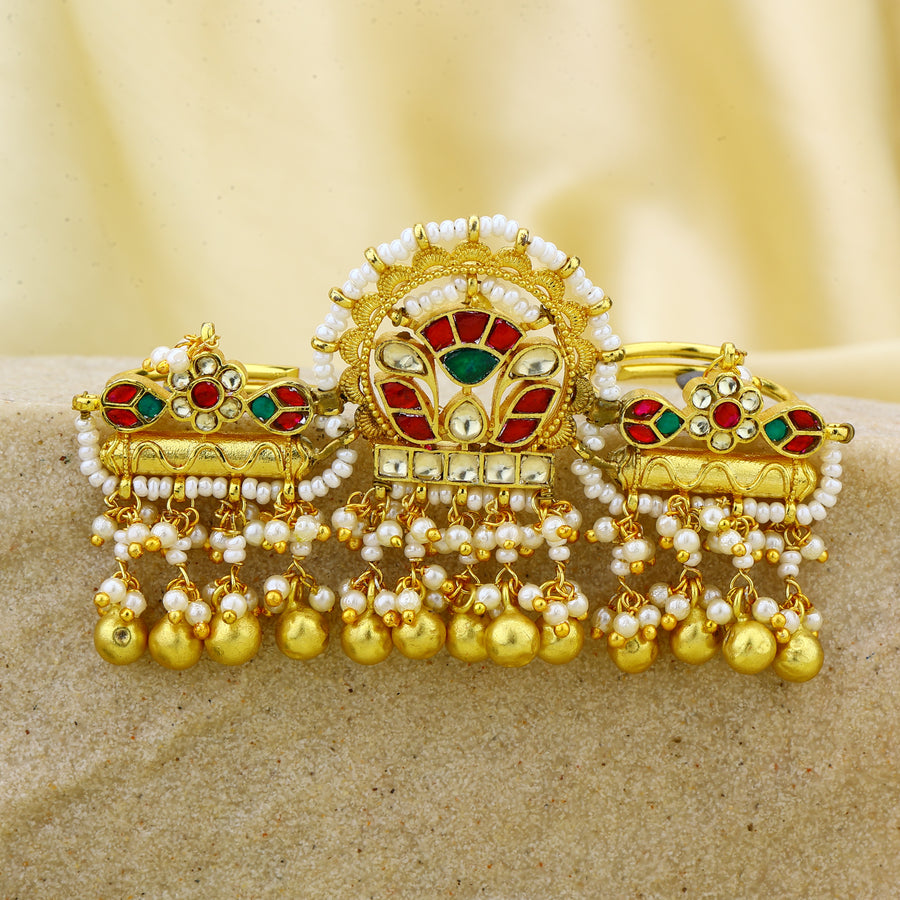 Jadau Kundan ring