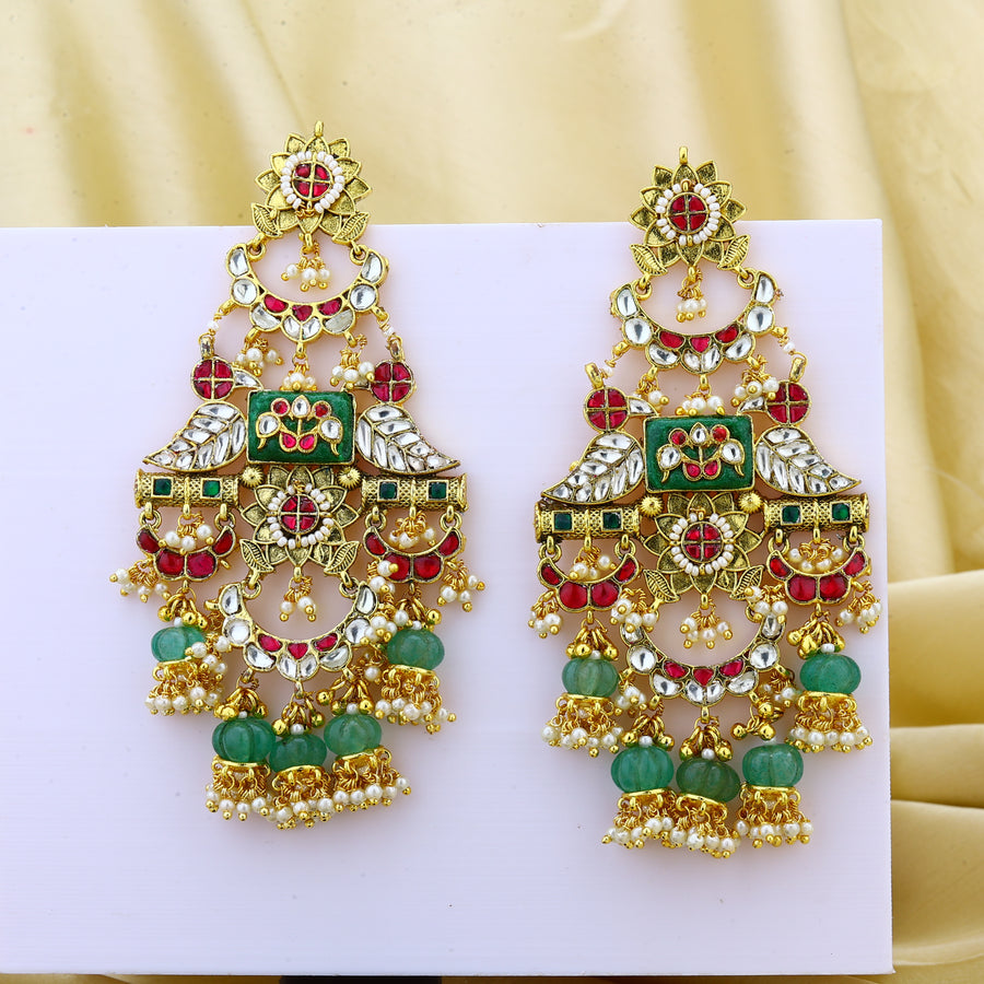 Jadau Kundan earrings