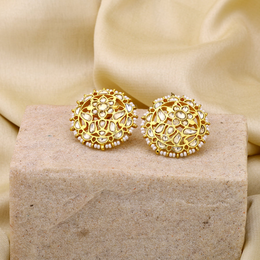 Jadau Kundan Studs