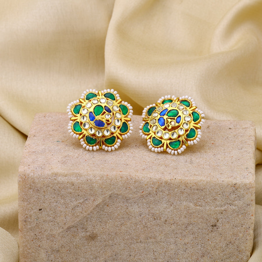 Jadau Kundan Studs