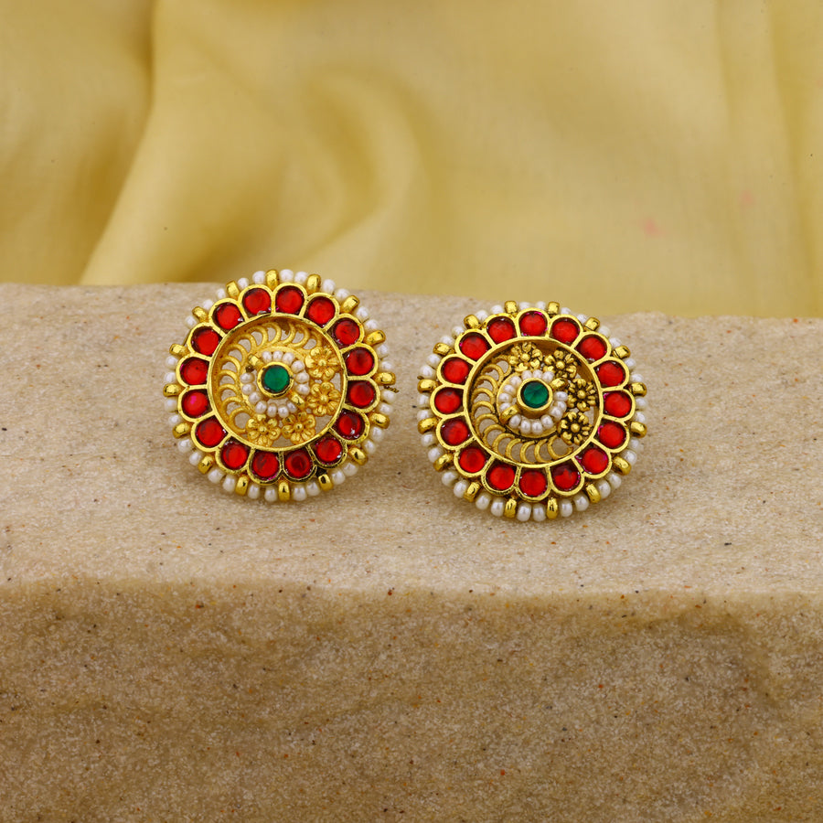 Jadau Kundan Studs