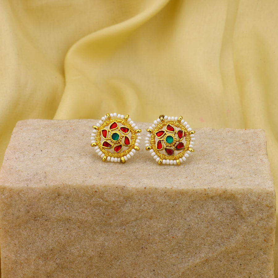 Jadau Kundan Studs