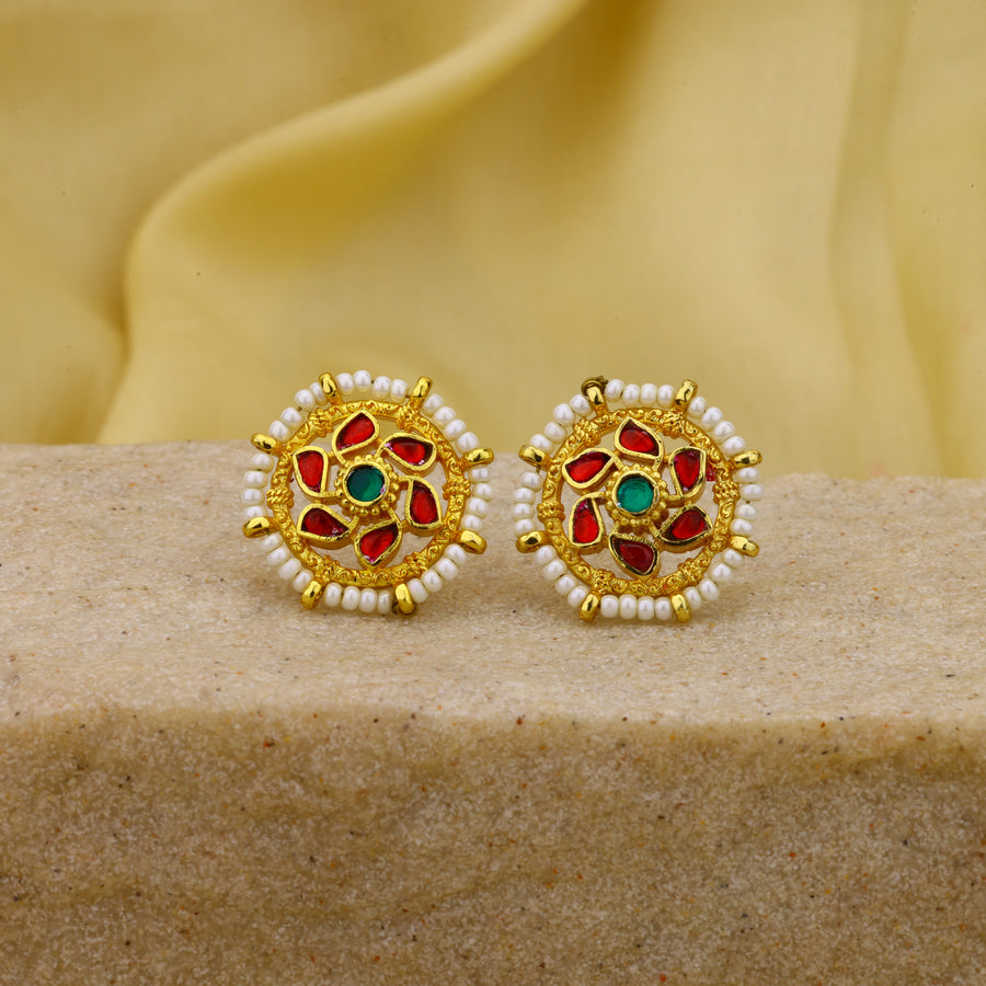 Jadau Kundan Studs