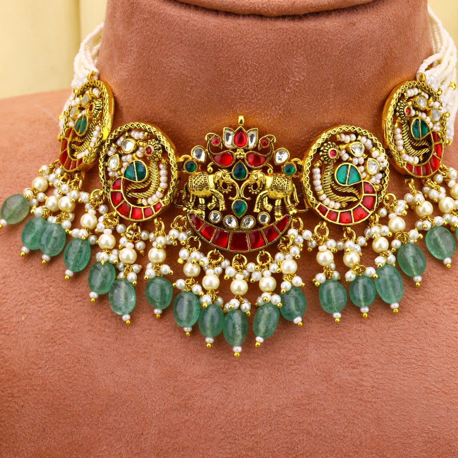 Jadau Kundan Choker