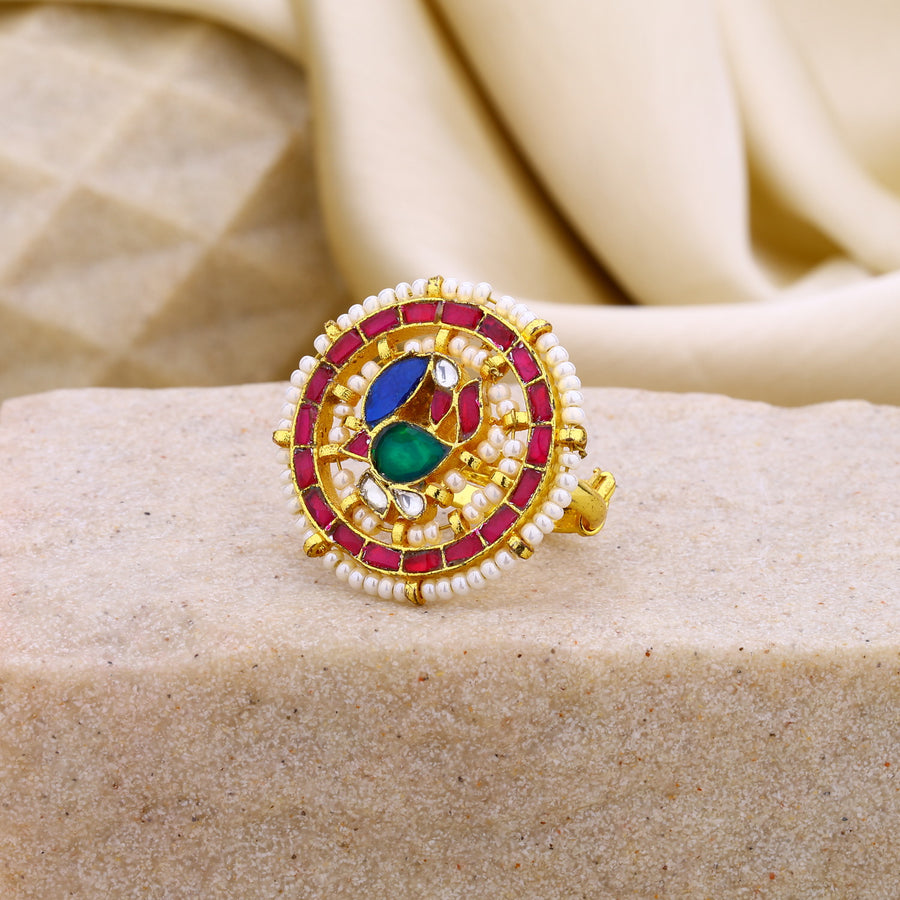 Jadau Kundan Ring