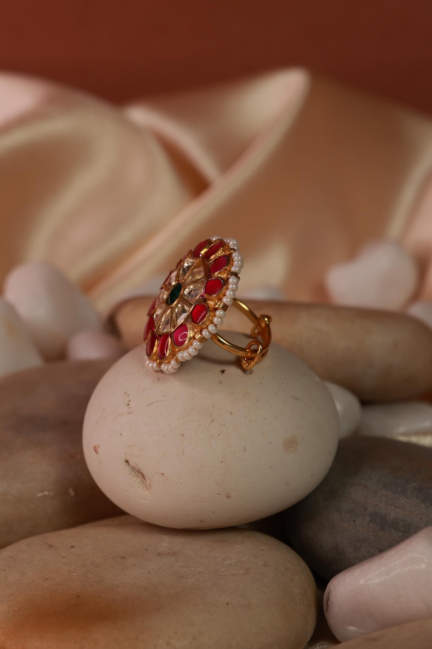 Multi Jadau Kundan Ring